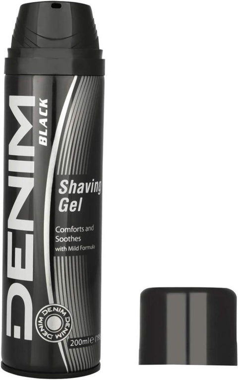 Denim Original Shaving Gel For Men, 200ml – Smooth Foam For Easy, Comfortable Shave, Fresh Masculine Scent, Protects Skin While Shaving Daily