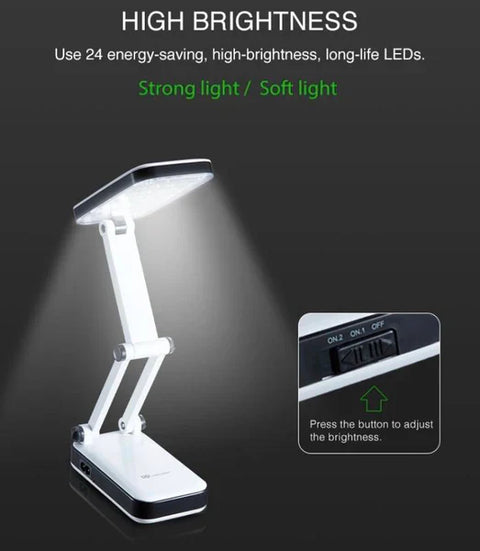 Dp Led Light Rechargeable And Fashionable Folding Design Smd Led Desk Lamp Led Dual Purpose