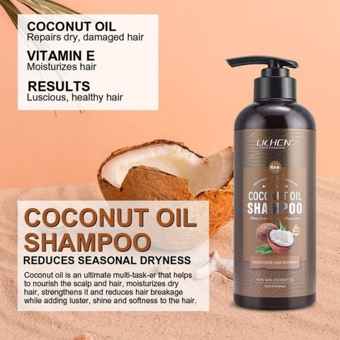 Lichen Hair Shampoo – Lichen Coconut Oil Shampoo, Sulfate Free, Paraben Free, Silicone Free, Color Safe, And Vegan Hair Shampoo – 500 Ml