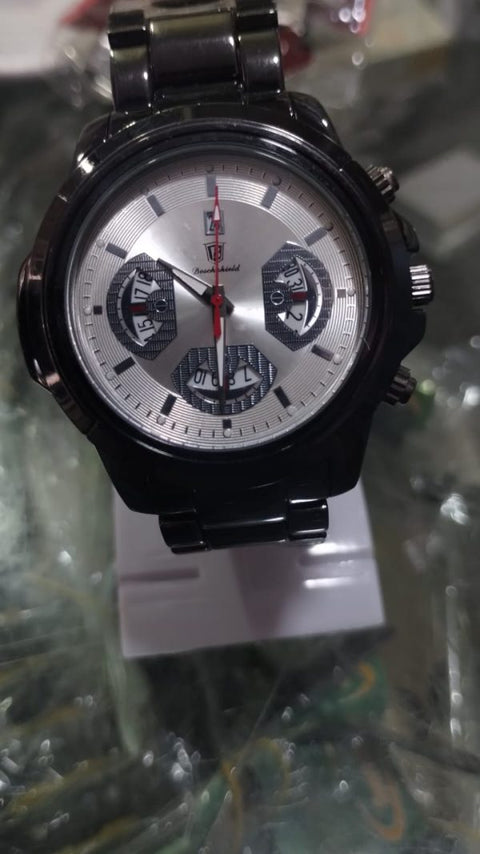 Men’s Watches Luxury Waterproof Calendar Wrist Watch Business Casual Quartz Watches Clock  Calendar Wrist Watch Business Casual Quartz Watches (without Box)