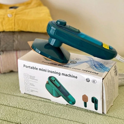 Portable Mini Steam Iron | Handheld Garment Steamer for Quick Wrinkle Removal at Home & Travel best product