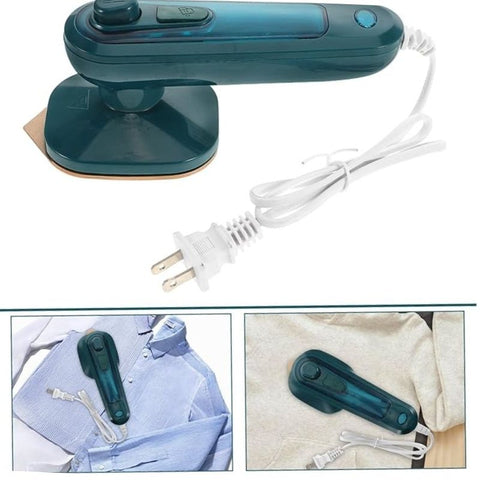 Portable Mini Steam Iron | Handheld Garment Steamer for Quick Wrinkle Removal at Home & Travel best product